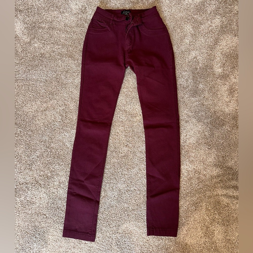 Burgundy Women’s Jeggings